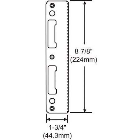Strybuc Latch and Deadbolt Strike 850-2127443